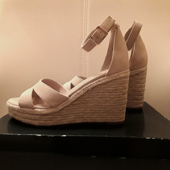 Beige Wedges - Picture 1 of 2